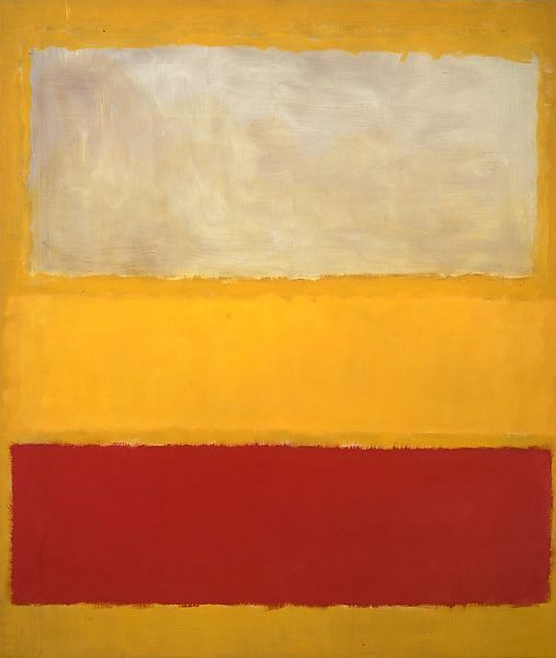 “Nº 13 (Blanco, rojo sobre amarillo)” de Mark Rothko (1958)